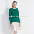 Hot sale popular cashmere pullover woman cable knit